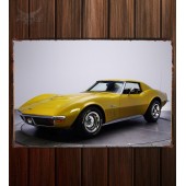 Металлическая табличка Corvette Stingray 350 LT1 